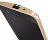 Eiroo Asus Zenfone 2 Metal Bumper ereve Gold Klf - Resim: 1