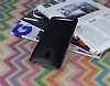 Asus ZenFone 6 Ultra nce Deri Siyah Silikon Klf - Resim: 2