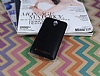 Asus ZenFone C Ultra nce Deri Siyah Silikon Klf - Resim: 1