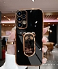 Eiroo Baby Panda Realme C53 Standl Kamera Korumal Siyah Silikon Klf - Resim: 2
