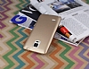 Eiroo Blade Samsung Galaxy Note 4 Ultra nce Deri Gold Klf - Resim: 1