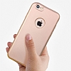 Eiroo Body Fit iPhone 6 / 6S 360 Derece Koruma Gold Silikon Klf - Resim: 1
