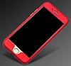 Eiroo Body Fit iPhone 6 / 6S 360 Derece Koruma Krmz Silikon Klf - Resim: 4