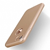 Eiroo Body Fit iPhone 7 360 Derece Koruma Gold Silikon Klf - Resim: 3