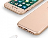 Eiroo Body Fit iPhone 7 360 Derece Koruma Gold Silikon Klf - Resim: 1