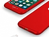 Eiroo Body Fit iPhone 7 360 Derece Koruma Krmz Silikon Klf - Resim: 2