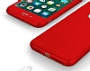 Eiroo Body Fit iPhone 7 Plus 360 Derece Koruma Krmz Silikon Klf - Resim: 3