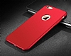 Eiroo Body Thin iPhone 6 Plus / 6S Plus 360 Derece Koruma Krmz Rubber Klf - Resim: 3