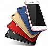 Eiroo Body Thin iPhone 7 Plus 360 Derece Koruma Krmz Rubber Klf - Resim: 3