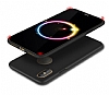 Eiroo Body Thin iPhone X / XS 360 Derece Koruma Krmz Rubber Klf - Resim: 3