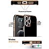 Eiroo Borderline iPhone 12 Pro Max Kamera Korumal Siyah Silikon Klf - Resim: 2