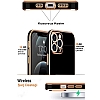 Eiroo Borderline Samsung Galaxy S21 Ultra Kamera Korumal Yeil Silikon Klf - Resim: 4