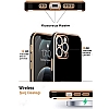 Eiroo Borderline Samsung Galaxy A21s Kamera Korumal Beyaz Silikon Klf - Resim: 4
