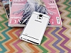 Eiroo Breza Samsung N9100 Galaxy Note 4 Silver Kenarl Kristal Klf - Resim: 2