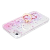 Eiroo Bright iPhone XR Sulu Simli Rose Gold Silikon Klf - Resim: 3