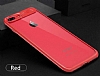 Eiroo Cam Hybrid iPhone 6 / 6S Kamera Korumal Krmz Kenarl Rubber Klf - Resim: 1