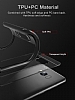Eiroo Cam Hybrid Samsung Galaxy A8 Plus Kamera Korumal Siyah Kenarl Rubber Klf - Resim: 1