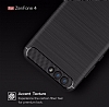 Eiroo Carbon Shield Asus ZenFone 4 ZE554KL Ultra Koruma Lacivert Klf - Resim: 3