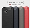 Eiroo Carbon Shield Asus ZenFone 4 Selfie ZD553KL Ultra Koruma Gri Klf - Resim: 10