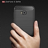 Eiroo Carbon Shield Asus ZenFone 4 Selfie ZD553KL Ultra Koruma Gri Klf - Resim: 9