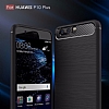 Eiroo Carbon Shield Huawei P10 Plus Ultra Koruma Lacivert Klf - Resim: 6