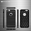 Eiroo Carbon Shield iPhone 6 / 6S Ultra Koruma Dark Silver Klf - Resim: 2