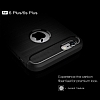 Eiroo Carbon Shield iPhone 6 / 6S Ultra Koruma Dark Silver Klf - Resim: 3