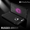 Eiroo Carbon Shield iPhone 6 Plus / 6S Plus Ultra Koruma Siyah Klf - Resim: 5