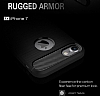 Eiroo Carbon Shield iPhone 7 Ultra Koruma Dark Silver Klf - Resim: 5