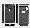 Eiroo Carbon Shield iPhone X / XS Ultra Koruma Siyah Klf - Resim: 7