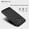 Eiroo Carbon Shield Motorola Moto E4 Plus Ultra Koruma Lacivert Klf - Resim: 2
