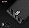 Eiroo Carbon Shield Nokia 3 Ultra Koruma Siyah Klf - Resim: 3