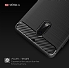 Eiroo Carbon Shield Nokia 6 Ultra Koruma Lacivert Klf - Resim: 7