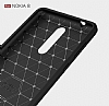 Eiroo Carbon Shield Nokia 8 Ultra Koruma Siyah Klf - Resim: 7