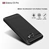 Eiroo Carbon Shield Samsung Galaxy C5 Pro Ultra Koruma Siyah Klf - Resim: 2