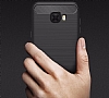 Eiroo Carbon Shield Samsung Galaxy C7 Pro Ultra Koruma Siyah Klf - Resim: 2