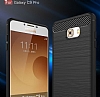 Eiroo Carbon Shield Samsung Galaxy C9 Pro Ultra Koruma Siyah Klf - Resim: 6