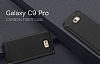 Eiroo Carbon Shield Samsung Galaxy C9 Pro Ultra Koruma Dark Silver Klf - Resim: 4