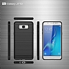 Eiroo Carbon Shield Samsung Galaxy J7 2016 Ultra Koruma Dark Silver Klf - Resim: 4