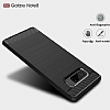 Eiroo Carbon Shield Samsung Galaxy Note 8 Ultra Koruma Dark Silver Klf - Resim: 2