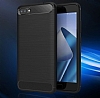 Eiroo Carbon Shield Asus Zenfone 4 Max ZC554KL Ultra Koruma Lacivert Klf - Resim: 1