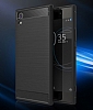 Eiroo Carbon Shield Sony Xperia XA1 Sper Koruma Siyah Klf - Resim: 4