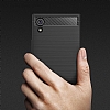 Eiroo Carbon Shield Sony Xperia XA1 Sper Koruma Siyah Klf - Resim: 7