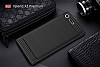 Eiroo Carbon Shield Sony Xperia XZ Premium Ultra Koruma Lacivert Klf - Resim: 5