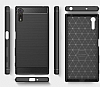 Eiroo Carbon Shield Sony Xperia XZ Sper Koruma Siyah Klf - Resim: 3