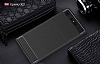 Eiroo Carbon Shield Sony Xperia XZ1 Sper Koruma Siyah Klf - Resim: 1