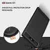 Eiroo Carbon Shield Sony Xperia XZ1 Sper Koruma Lacivert Klf - Resim: 9