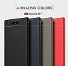 Eiroo Carbon Shield Sony Xperia XZ1 Sper Koruma Siyah Klf - Resim: 10