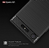 Eiroo Carbon Shield Sony Xperia XZ1 Sper Koruma Siyah Klf - Resim: 5