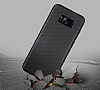 Eiroo Carbon Thin Samsung Galaxy S8 Plus Ultra nce Siyah Silikon Klf - Resim: 1